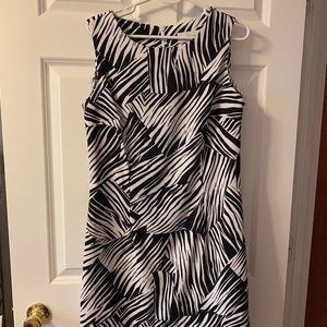 Ronnie Nicole Black and white dress